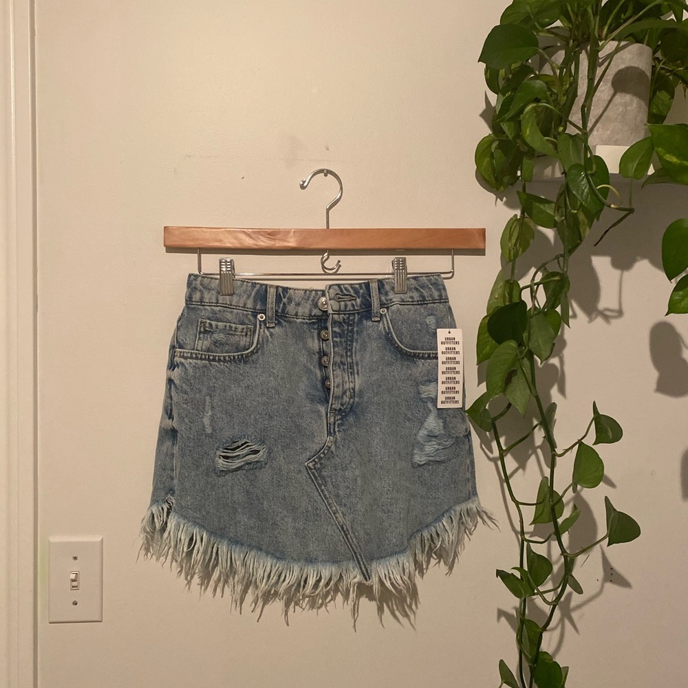 NWT UO Jean Skirt